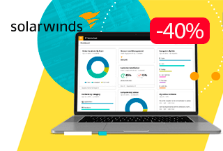 Знижка 40% на SolarWinds AppOptics та Loggly!