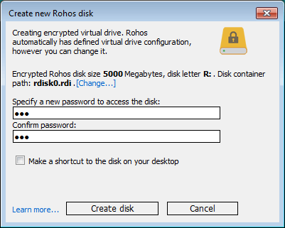 Rohos Disk Encryption картинка №27794