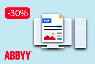 ABBYY FineReader PDF зі знижкою 30%