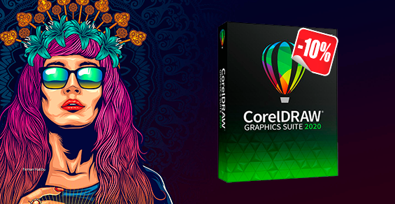 Скидка -10% на новый CorelDRAW 2020!