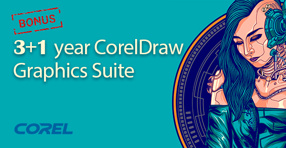 3+1 для подписок CorelDRAW Graphics Suite!