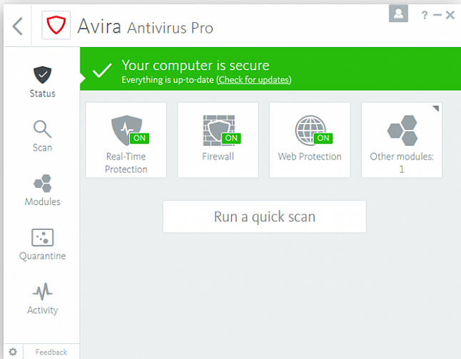 Avira Antivirus Pro картинка №22428