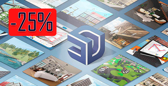 SketchUp Pro дешевле на 25%!