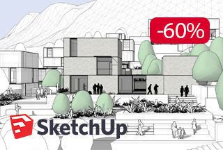 Перехід на підписку SketchUp Pro 2020 зі знижкою 60%!