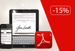 Знижка -15% на підписку Adobe Acrobat!