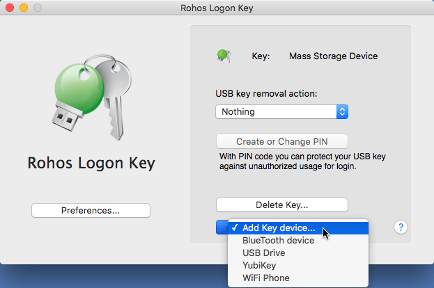 Rohos Logon Key for Mac картинка №27777