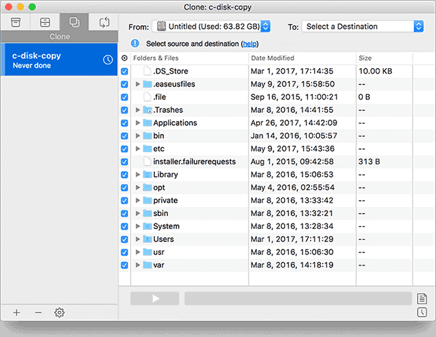 EaseUS Todo Backup for Mac картинка №25557