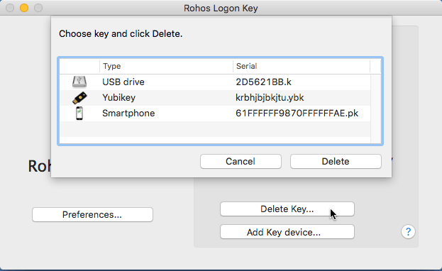 Rohos Logon Key for Mac картинка №27779