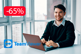 Знижка 65% при переході на підписку TeamViewer!
