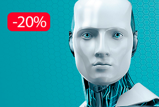 Перехід на більш потужне рішення ESET зі знижкою 20%!