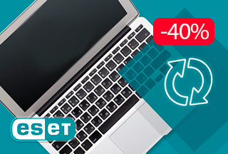 Продовження прострочених ліцензій ESET зі знижкою 40%!