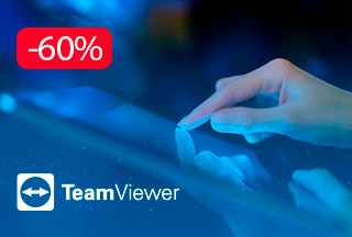 Продукти TeamViewer зі знижками до 60%