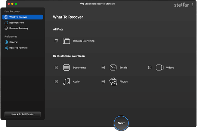 Stellar Data Recovery Standard for Mac картинка №29955