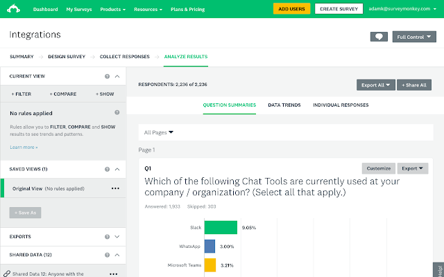 SurveyMonkey Advantage картинка №23225