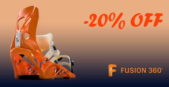 Скидка 20% на Autodesk Fusion 360!
