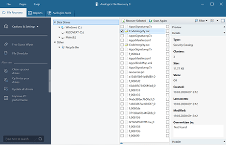 Auslogics File Recovery картинка №28022