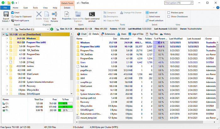 JAM Software TreeSize Personal картинка №29247