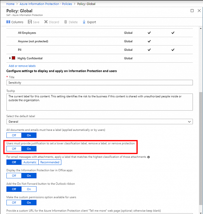 Microsoft Azure Information Protection картинка №23581