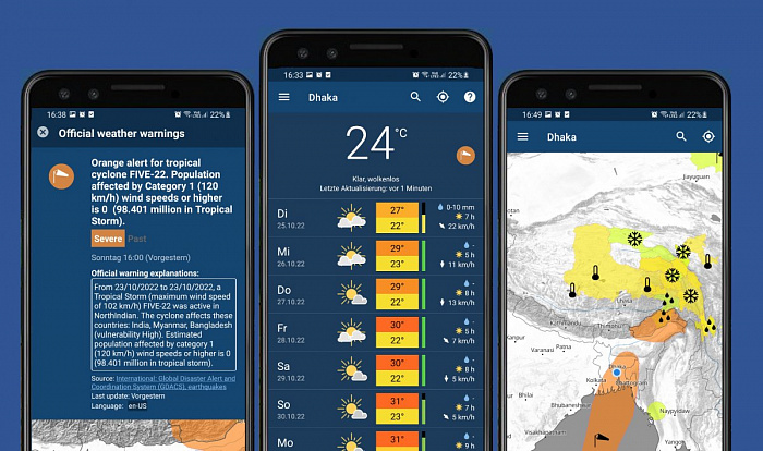meteoblue Weather Warnings API картинка №33580