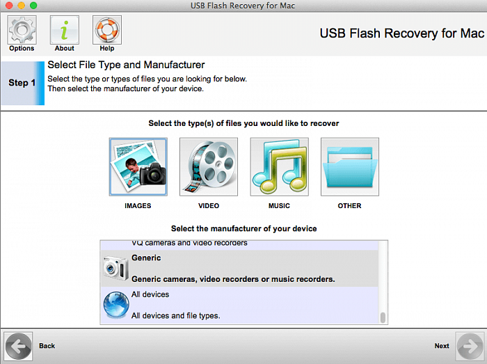 321Soft USB Flash Recovery for Mac картинка №25732