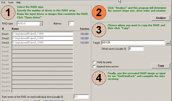 Runtime Software RAID Reconstructor картинка №25576