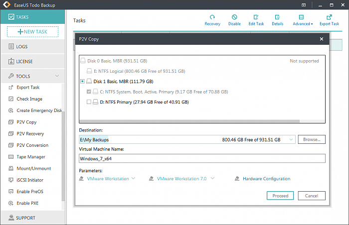 EaseUS Todo Backup Server картинка №25638