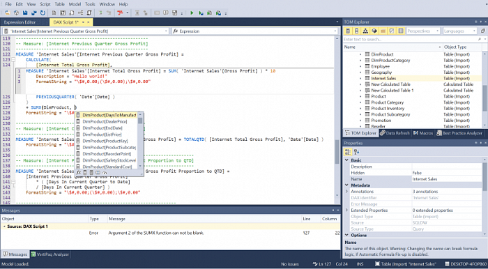 Tabular Editor Desktop картинка №30374