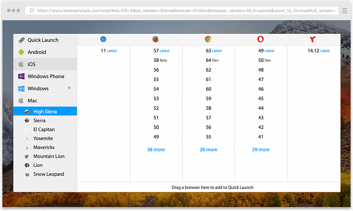 BrowserStack Live Desktop & Mobile картинка №27259
