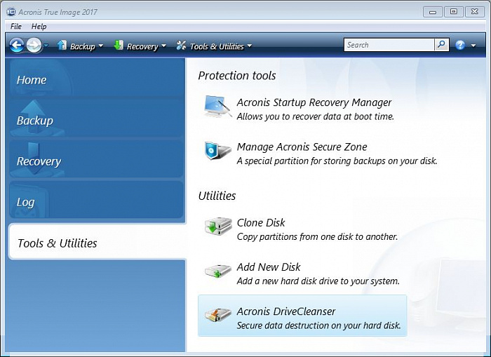 Acronis Drive Cleanser картинка №22850