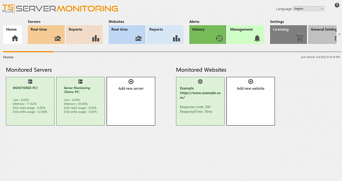 TSplus Server Monitoring картинка №30952