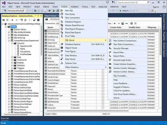 Devart dbForge Fusion for SQL Server картинка №23825