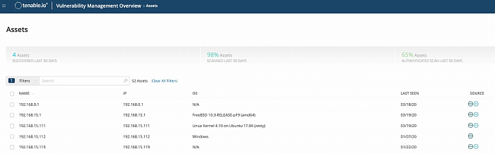 Tenable.io Vulnerability Management картинка №28402