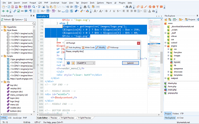 Blumentals WeBuilder картинка №32242