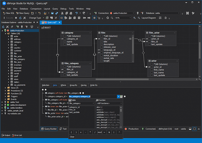 Devart dbForge Studio for MySQL картинка №24050