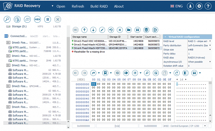 SysDev Labs Recovery Explorer RAID картинка №25504