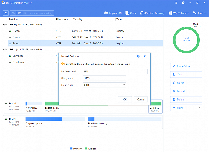 EaseUS Partition Master Server картинка №25793