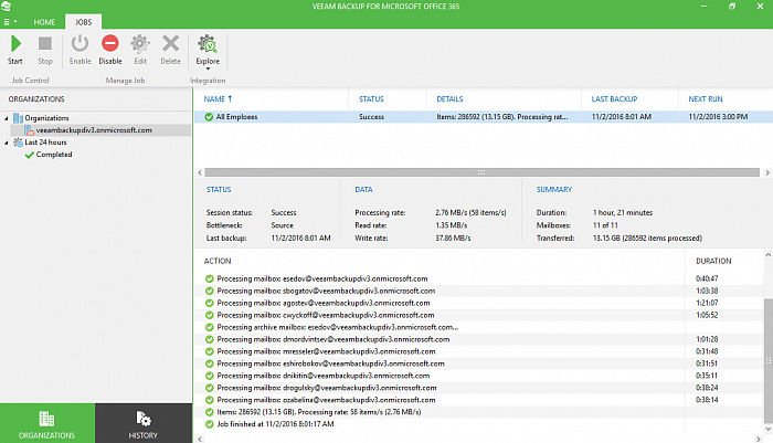 Veeam Backup for Microsoft Office 365 картинка №25666