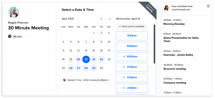 Calendly Standard картинка №33619