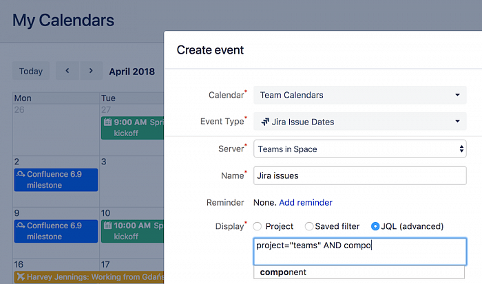 Atlassian Team Calendars for Confluence картинка №23797