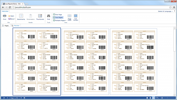Stimulsoft Reports.Java картинка №27458