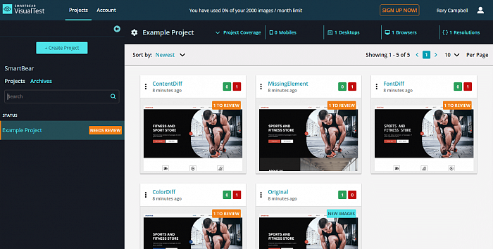 SmartBear VisualTest Standard картинка №29227