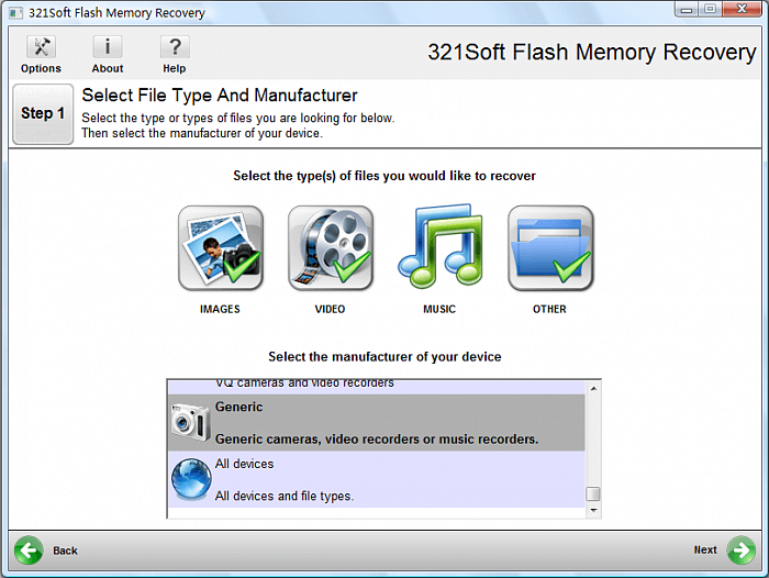 321Soft Flash Memory Recovery картинка №25560