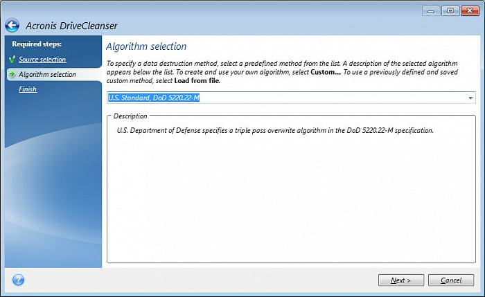 Acronis Drive Cleanser картинка №22848 - www.fortsoft.com.ua Acronis Drive Cleanser картинка №22848