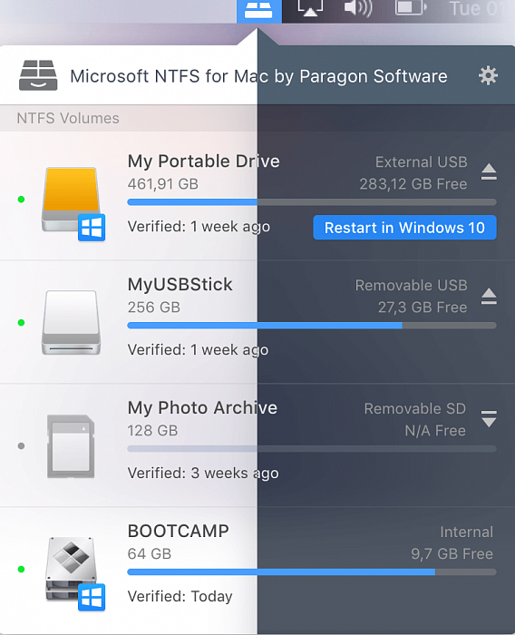 Microsoft NTFS for Mac by Paragon Software картинка №25136